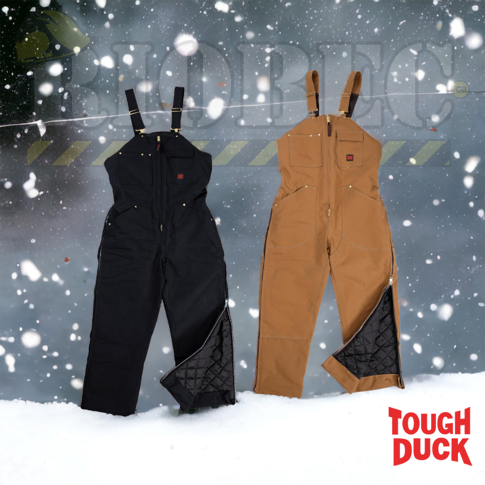 Tough Duck WB03 Insulated Duck Bib Overall - Black