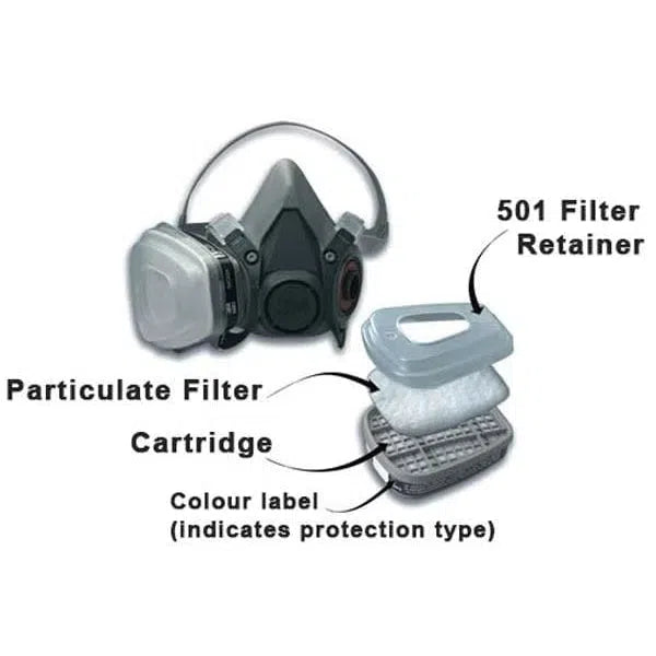 3M Pre-filter retainer 501 (Pair)