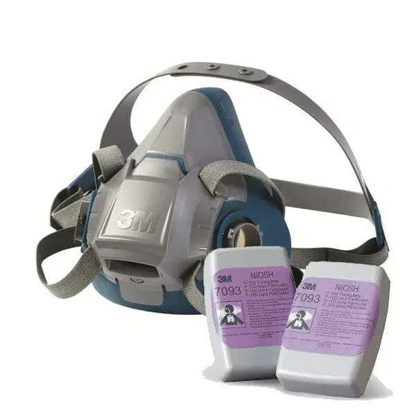 3M reusable quick-fit respirator with long-lasting particulate filter (P100)
