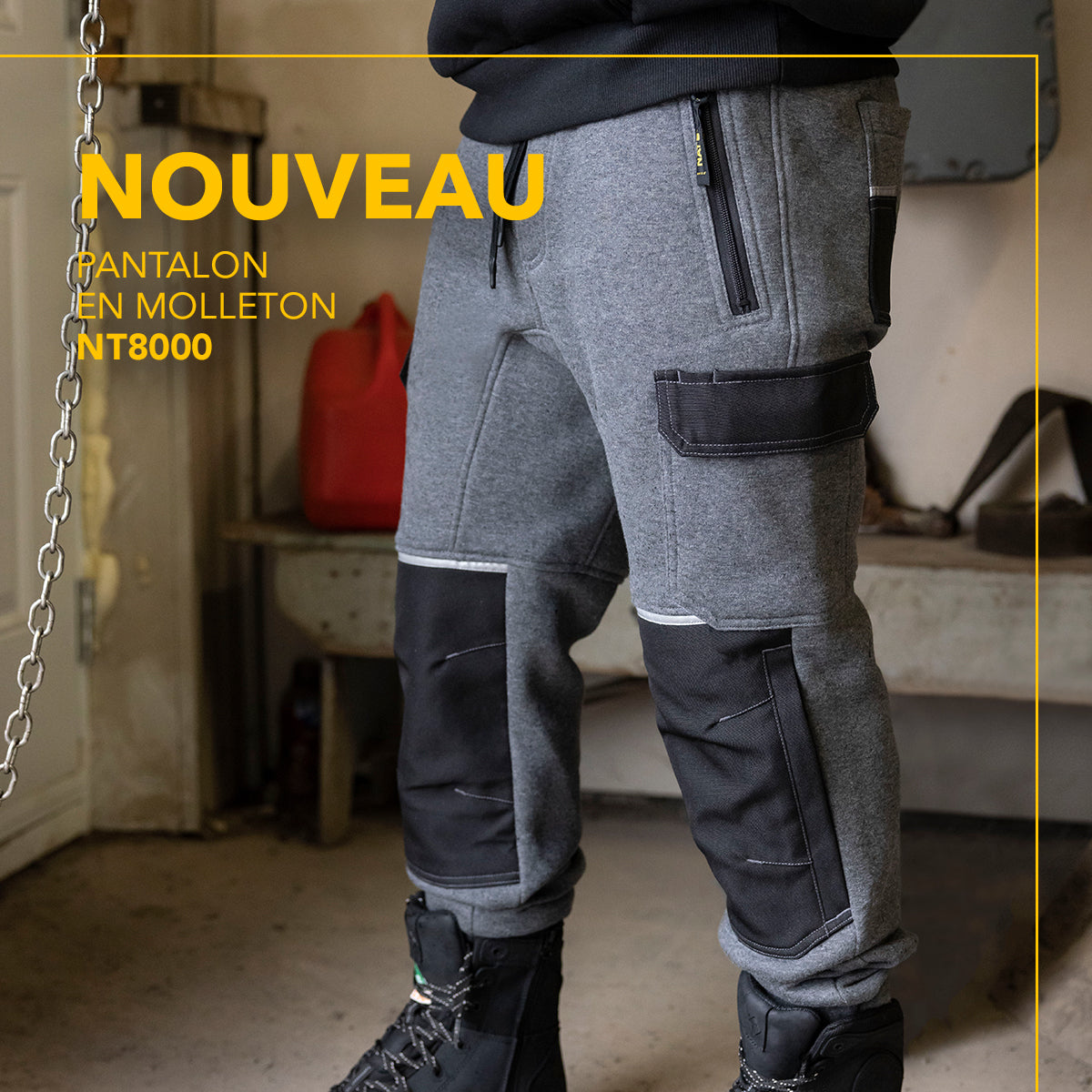 Pantalon Jogger Nat's (Avec porte-genouillères)