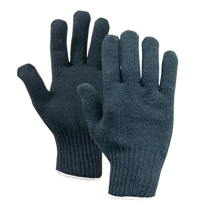 Thick knit gloves (1 pair) - LARGE