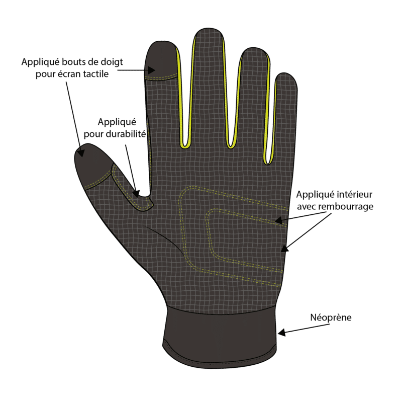 Performance Stretch work gloves