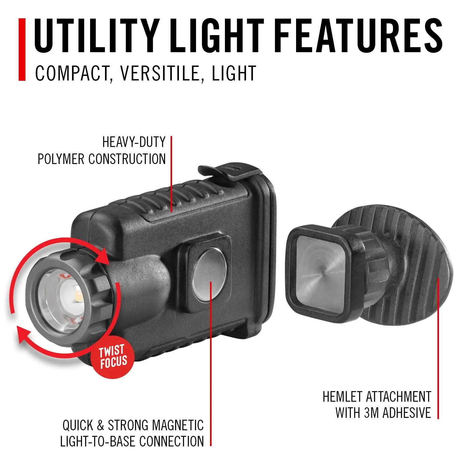 COAST Lampe pour Casque SHL2R (500 Lumens)