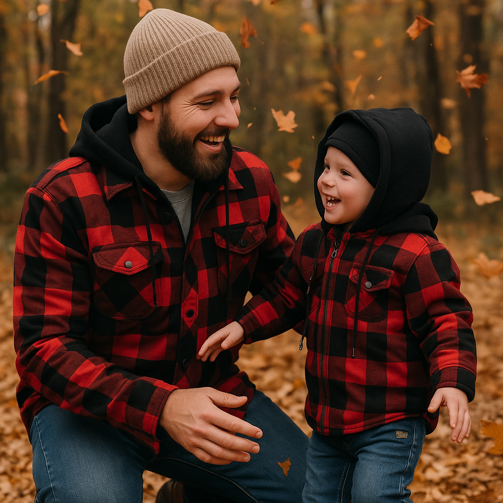 WRTK lined flannel shirt (Bundle Adult-Child)