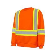 HiViz Lined Crewneck