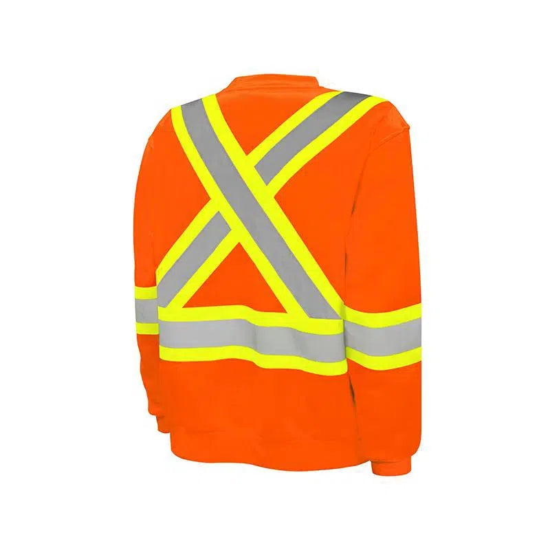 HiViz Lined Crewneck