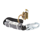Automatic rope grab with lanyard and energy absorber