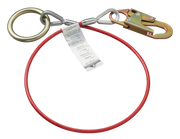 Courroie d'ancrage en acier avec mousqueton (6') - Riobec V8208406