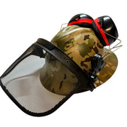 Ensemble de casque forestier Full Brim PIP HydroDip (Camo) - Riobec Forest_FBRIM_Carbon