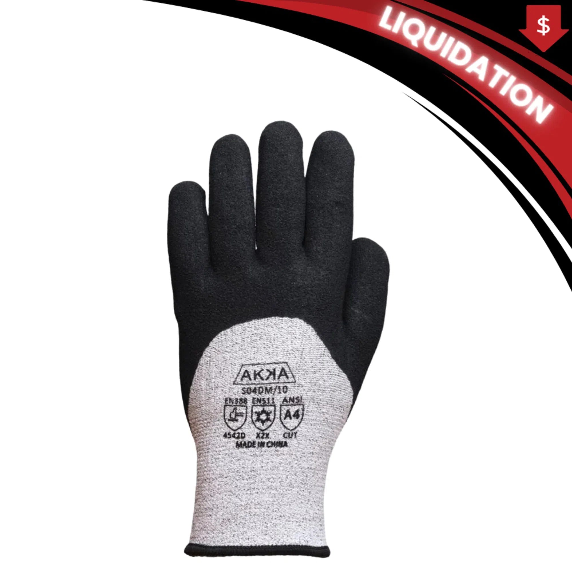 Gants anti-coupure A4 (Doublés) - MEDIUM - Riobec S04DM