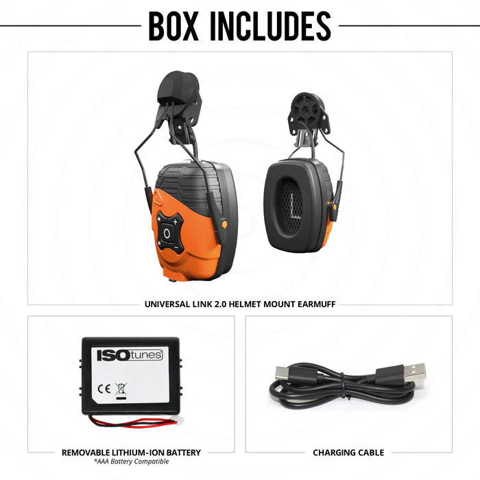 IsoTunes Protecteur auditif Bluetooth® LINK 2.0 pour casques