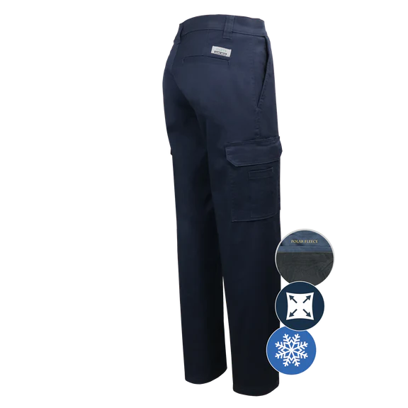 Pantalon Cargo DOUBLÉ (Polar) - Stretch