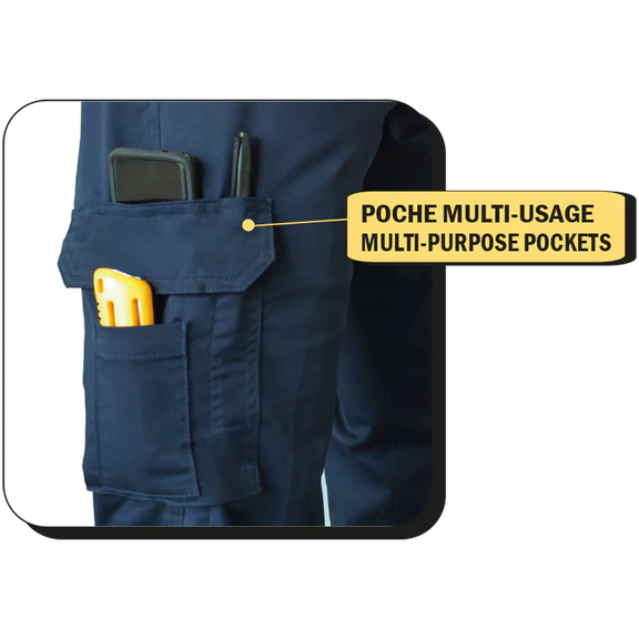 Cargo Pants with Elastic Waistband (Stretch)