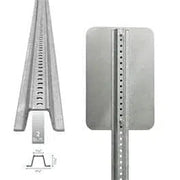 U''-shaped posts for aluminum signs
