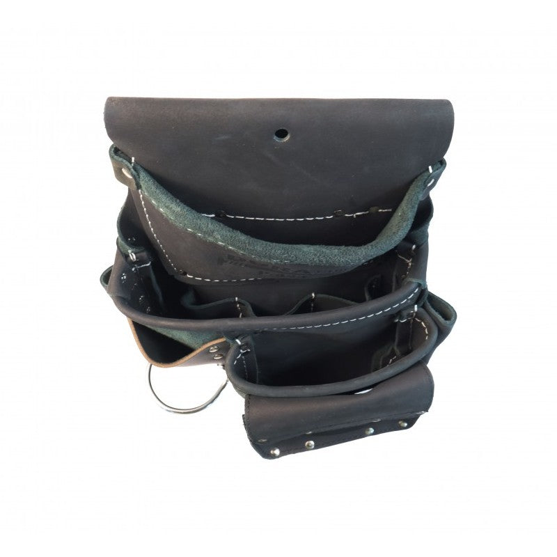 3p nail bag with hammer holder / Duracuir