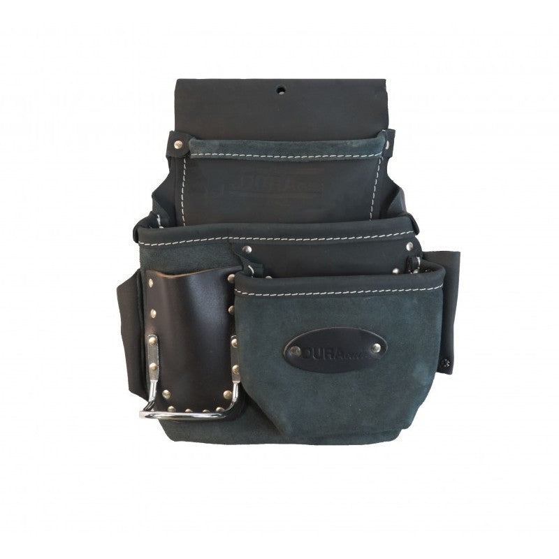 3p nail bag with hammer holder / Duracuir