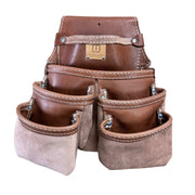 Nail bag (6 pockets) Desrochers - Riobec DM-357-NOI-DM-357-TAN