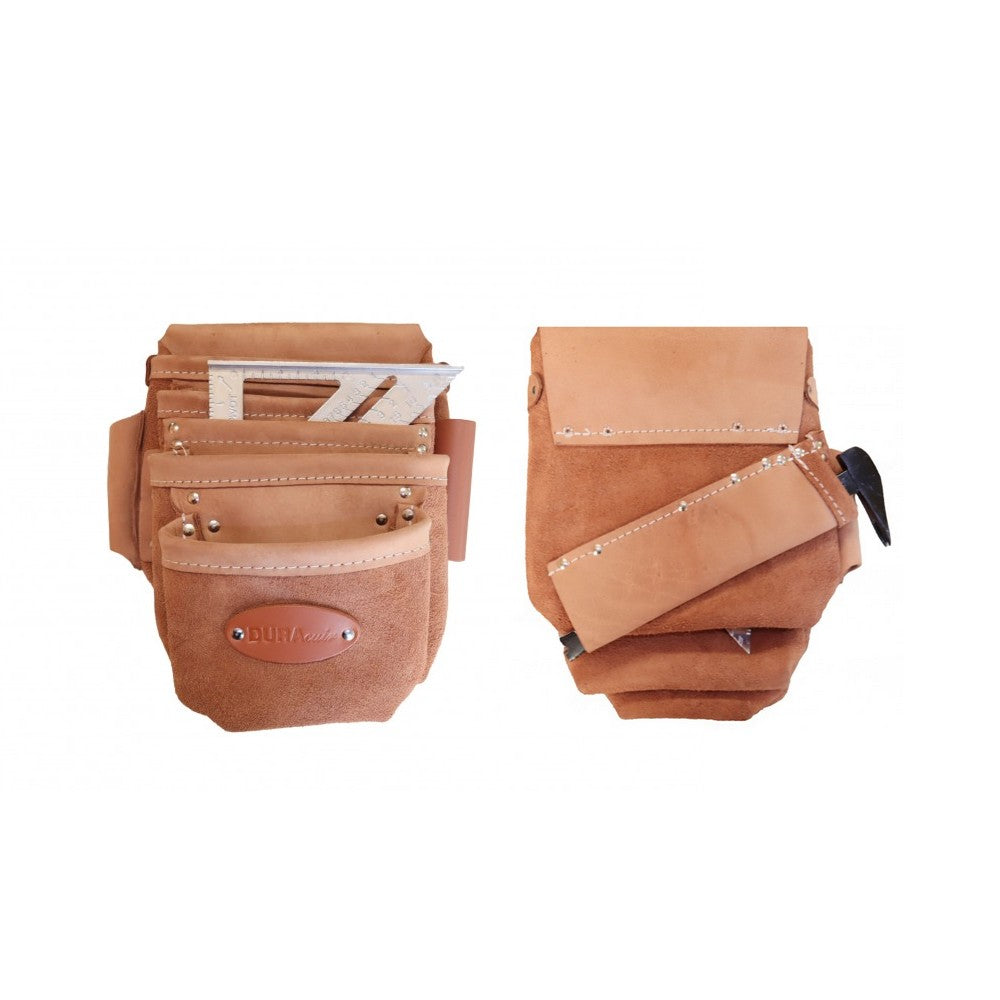 Nail bag with square holder and rear insert / Duracuir P-414