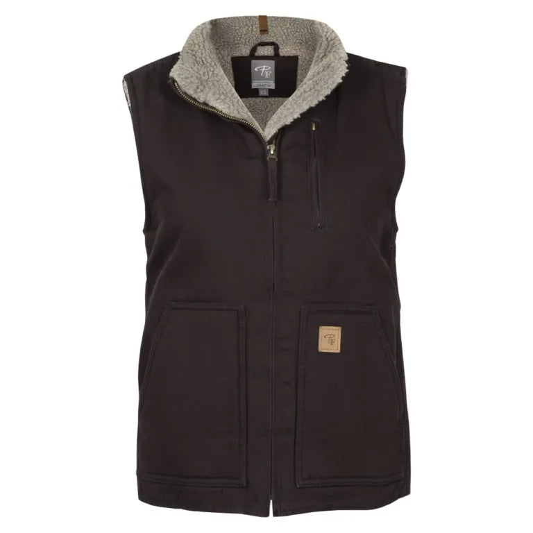 Sherpa-lined sleeveless jacket - Riobec PF492-PF492-PF492-PF492-PF492-PF492-PF492-PF492-PF492