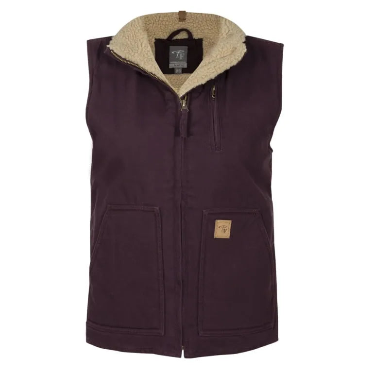 Sherpa-lined sleeveless jacket - Riobec PF492-PF492-PF492-PF492-PF492-PF492-PF492-PF492-PF492