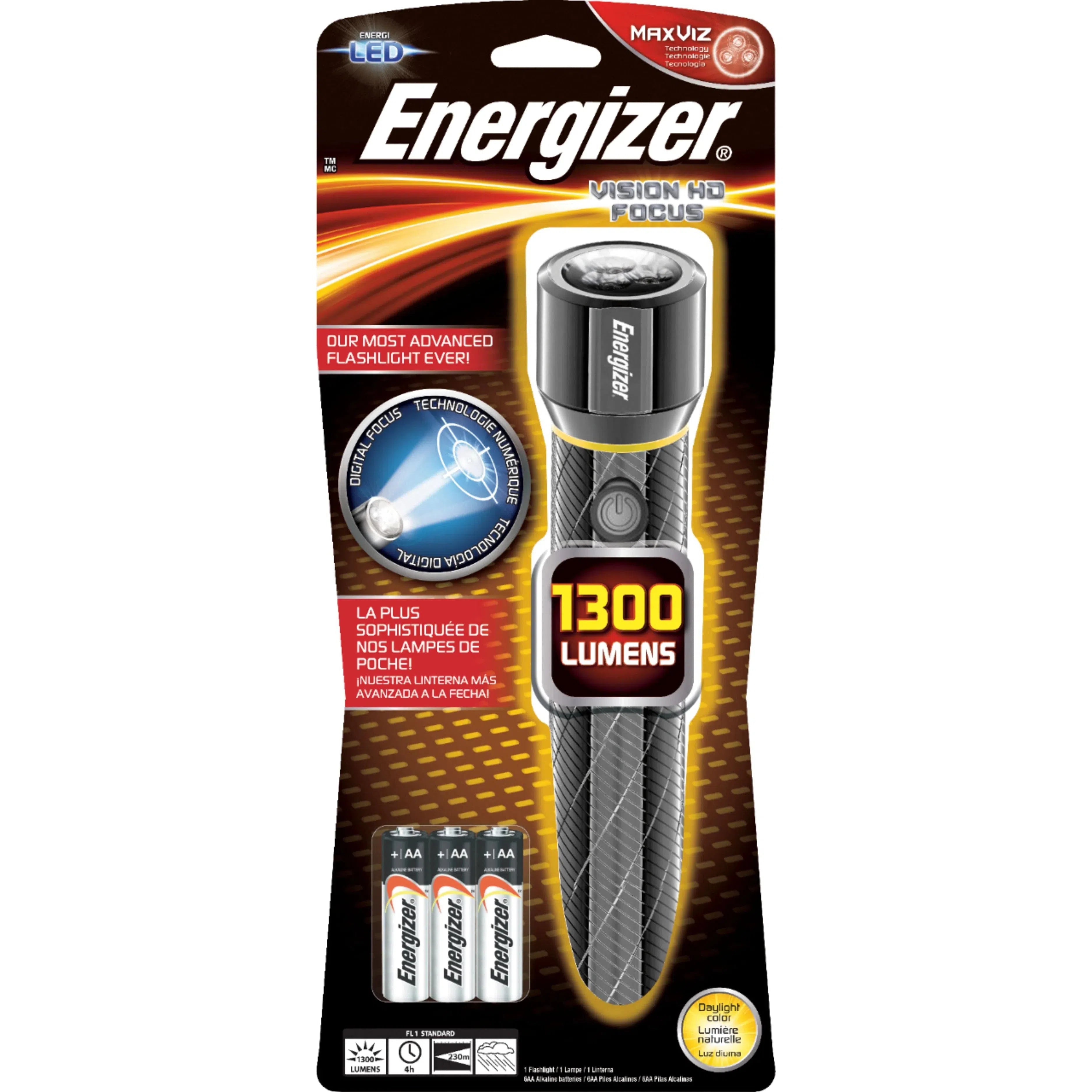 Energizer flashlight (6AA / 1300 lumens)