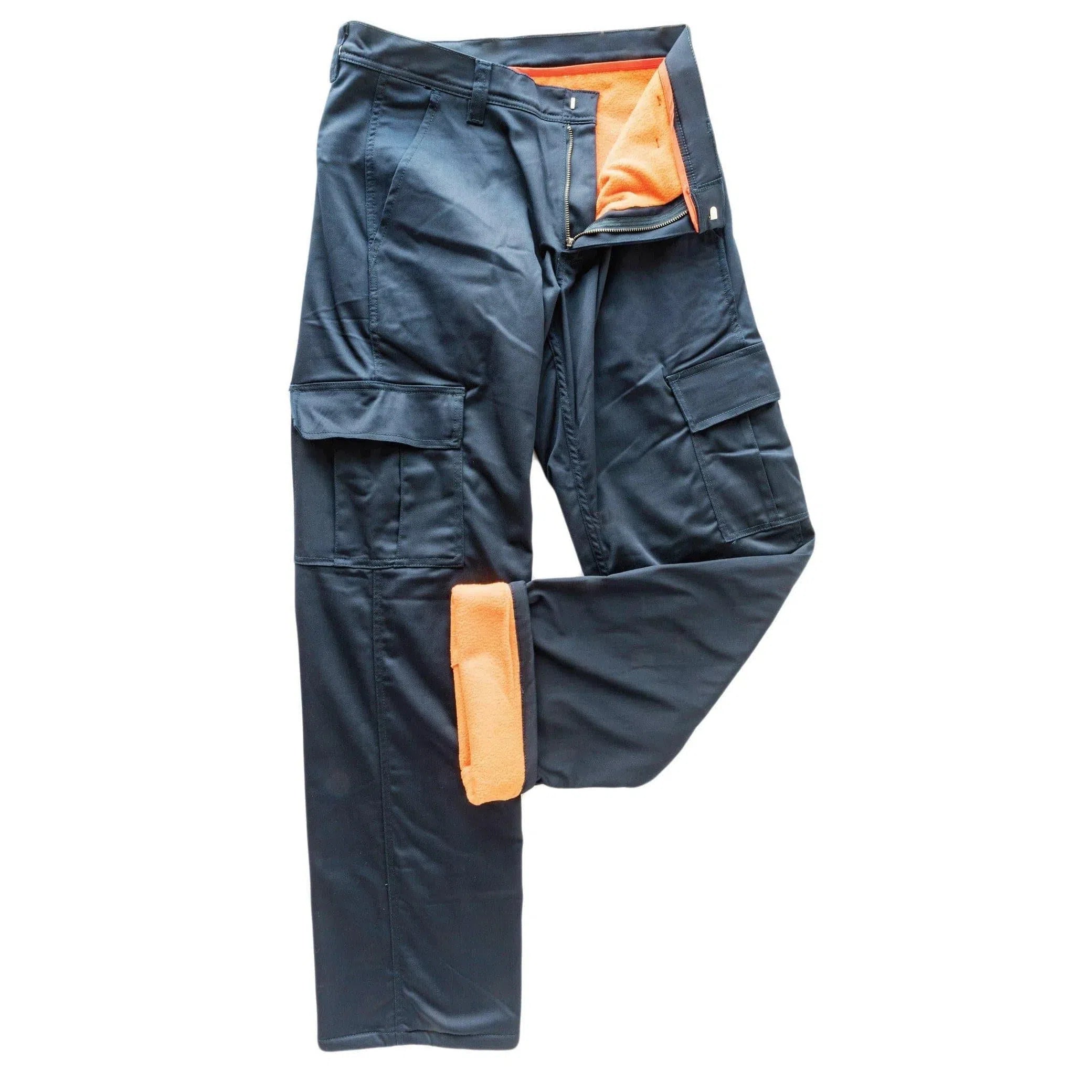 Lined cargo pants (Microfleece) - Stretch