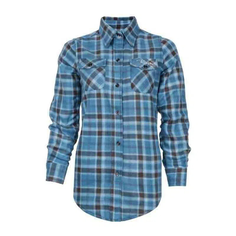 Women's plaid fleece shirt - PF420 Riobec