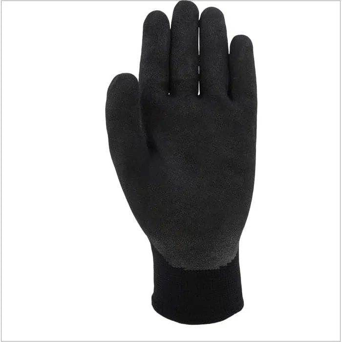 Latex-coated polyester gloves