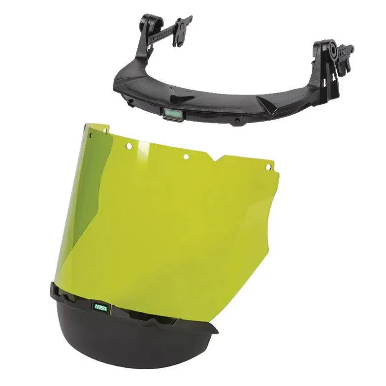 12 cal/cm² visor with chinstrap and holder