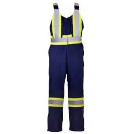 High-visibility poly/cotton overalls