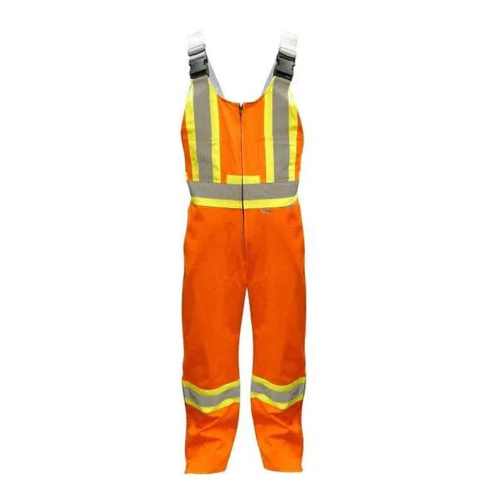 High-visibility poly/cotton overalls