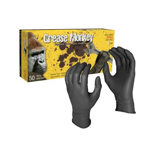 Grease Monkey nitrile gloves (8 Mil.)
