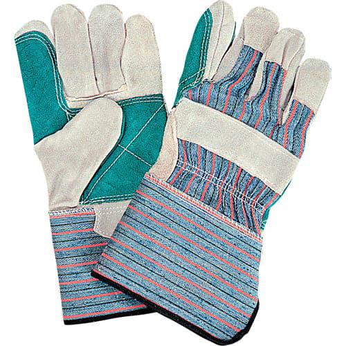 Double palm leather gloves